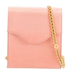 Tiffany & Co. Pink and Gold Crossbody Bag with Chain Strap